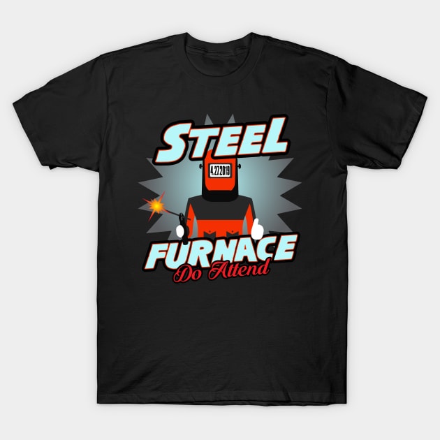 Steel Furnace "The Bodies of People and Animals Mixed Together with Metal" Girard Ave T-Shirt by lavdog